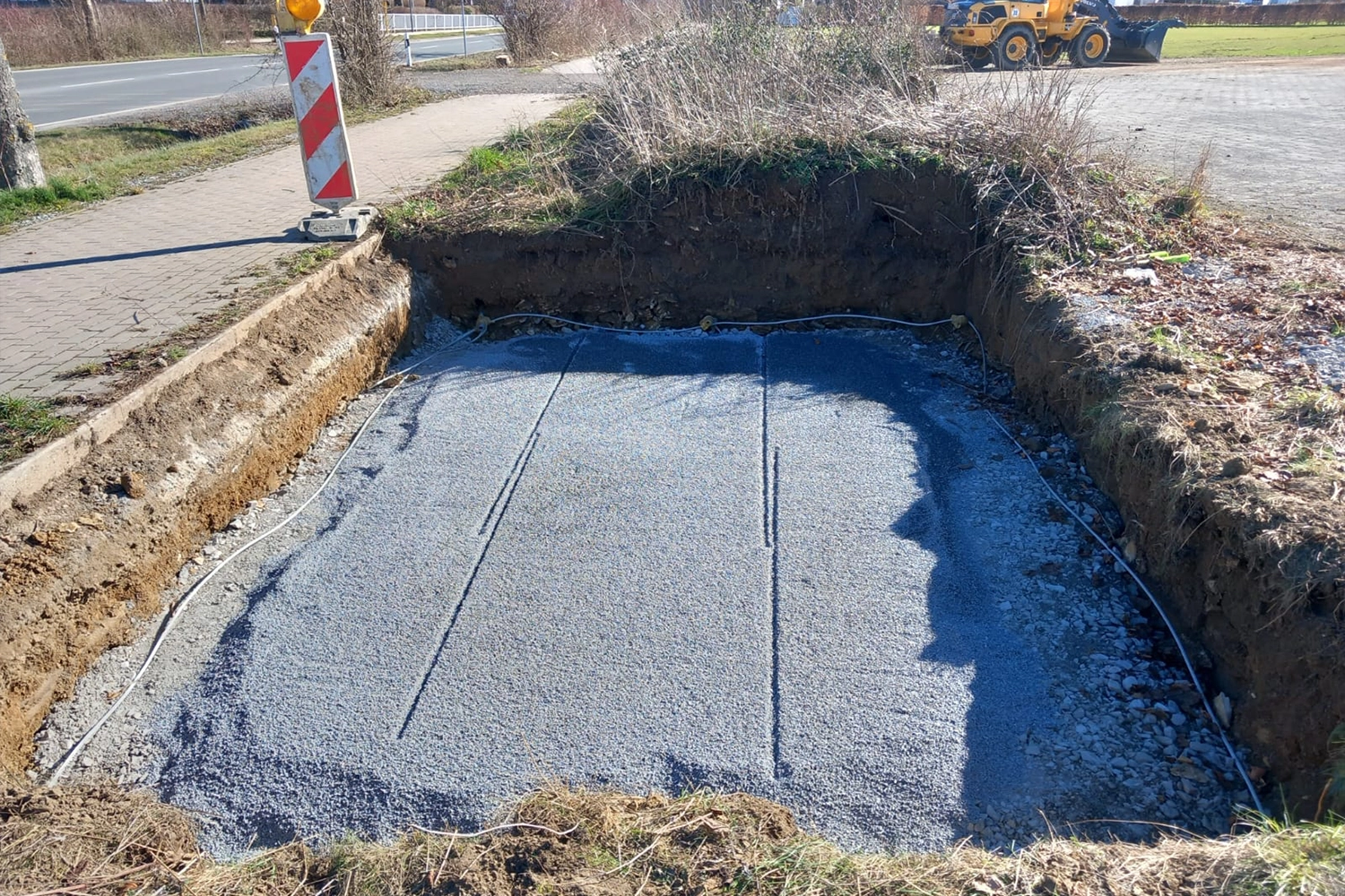 Stationsbett im Infrastrukturbau
